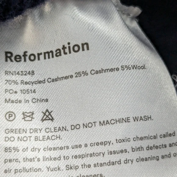 Reformation • Luisa Cropped Cashmere Sweater - Picture 8 of 9